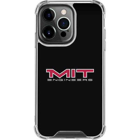 Massachusetts Institute of Technology MIT Engineers Black iPhone 14 Pro Clear Case